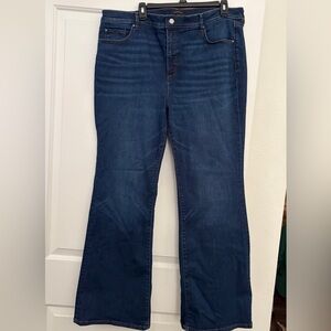Ann Taylor Dark Blue Midrise Bootcut